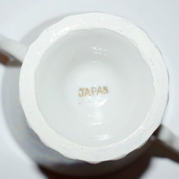 Vintage Porcelain Ceramic Sugar Bowl With Lid 22Kt Limoges Style - Picture 3 of 3